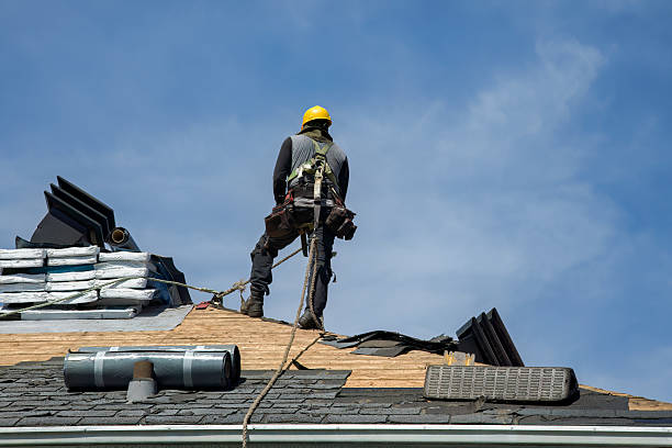 Professional Roof Replacement technician working in Clarksville, IA